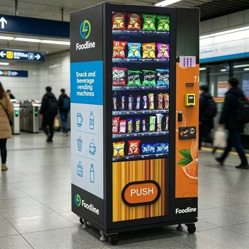 Food Snacks Drinks - Máquinas de Venda Automática Personalizadas FL