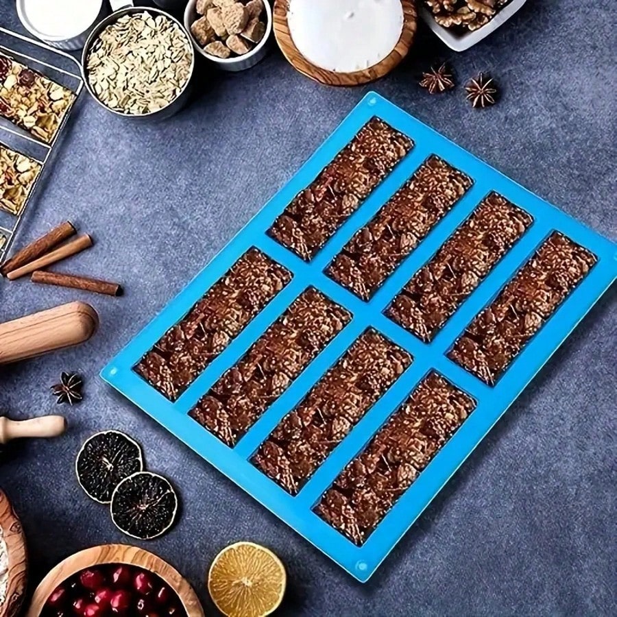 Protein Bar - Molde de Silicone para Barras de