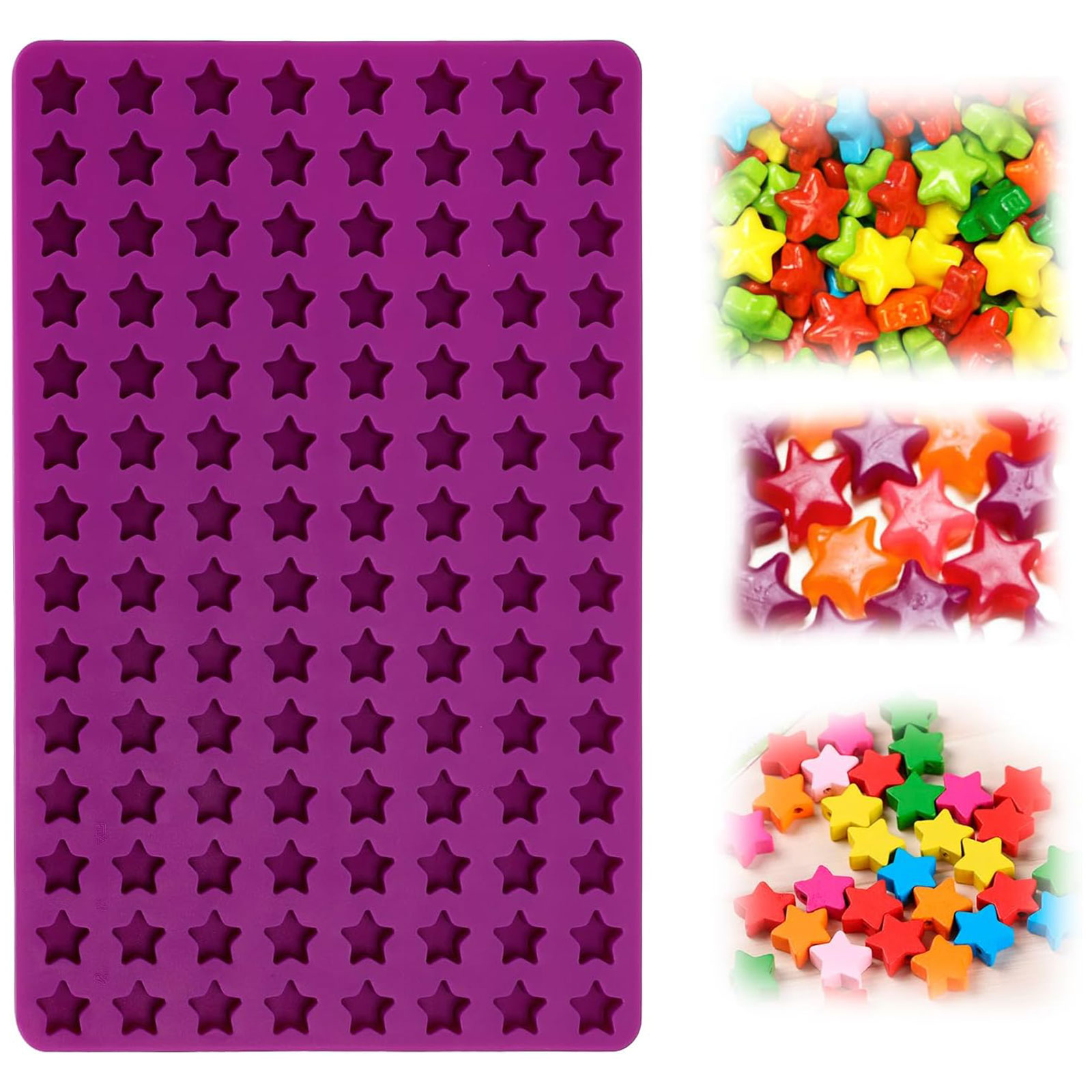 Gummy Candy - Formas de Silicone Mini Estrela com