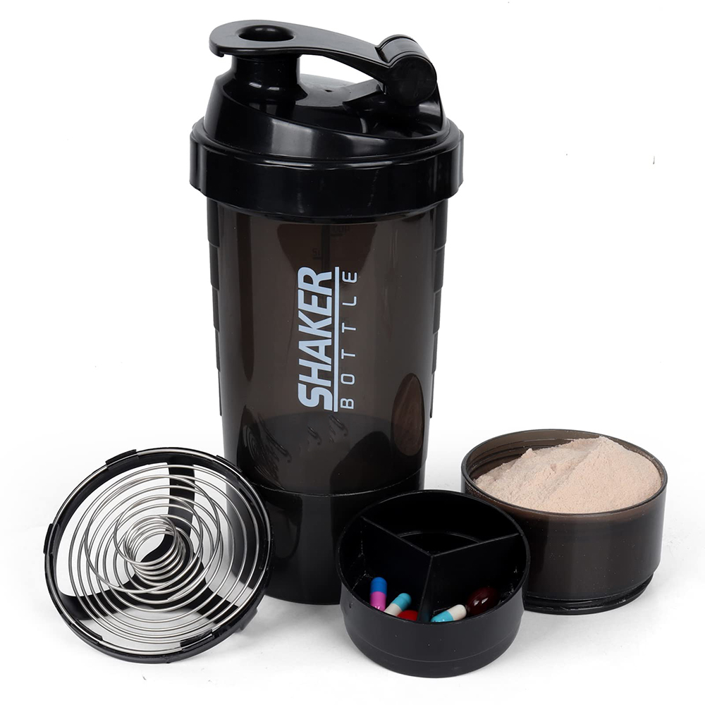 Protein Bar - Garrafa De Proteína De 3 Camadas