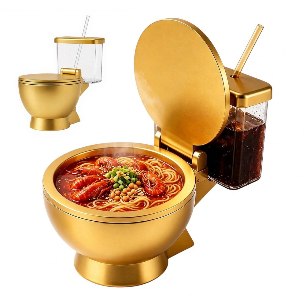 Food Snacks Drinks - Conjunto de tigelas de ramen em