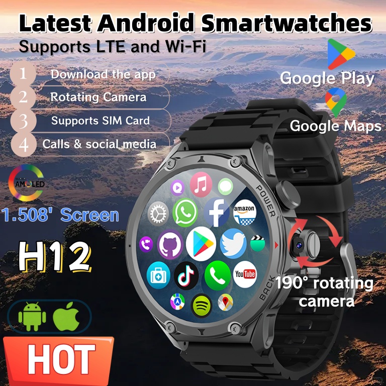 Seaweed Snack - Último Modelo H12 Smart Watch com