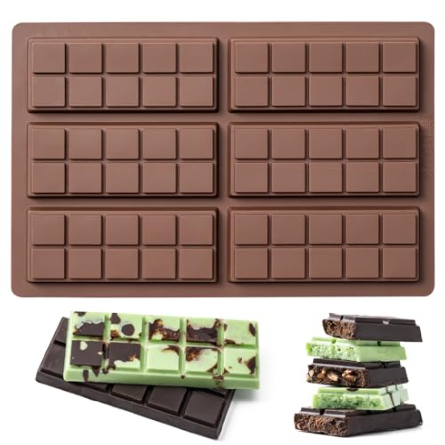 Chocolate Snack - Molde de Silicone Antiaderente para Barras