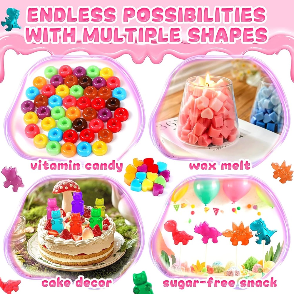 Molde de Silicone Antiaderente - Gummy Candy avaliação e preço