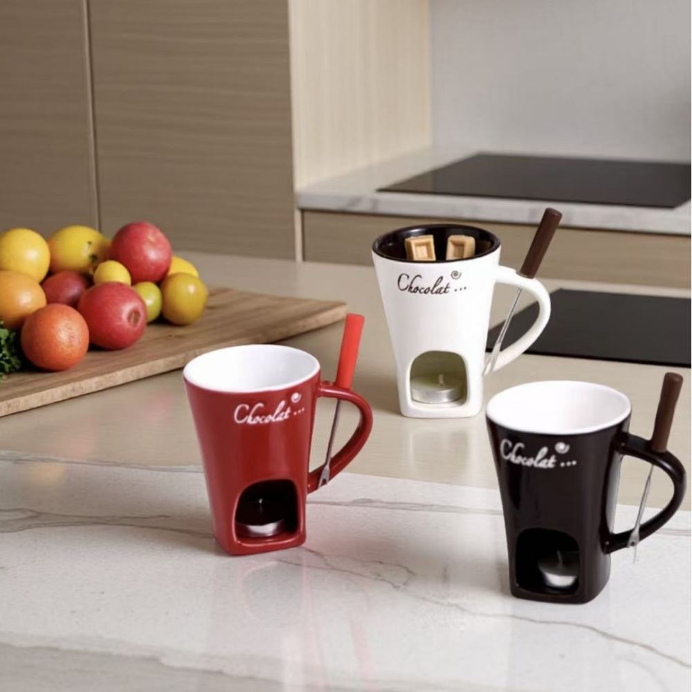 Caneca de cerâmica para fondue - Chocolate Snack avaliação e preço