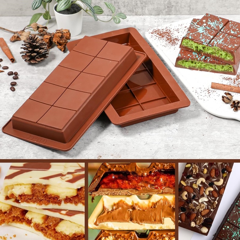 Moldes para barras de chocolat - Chocolate Snack avaliação e preço
