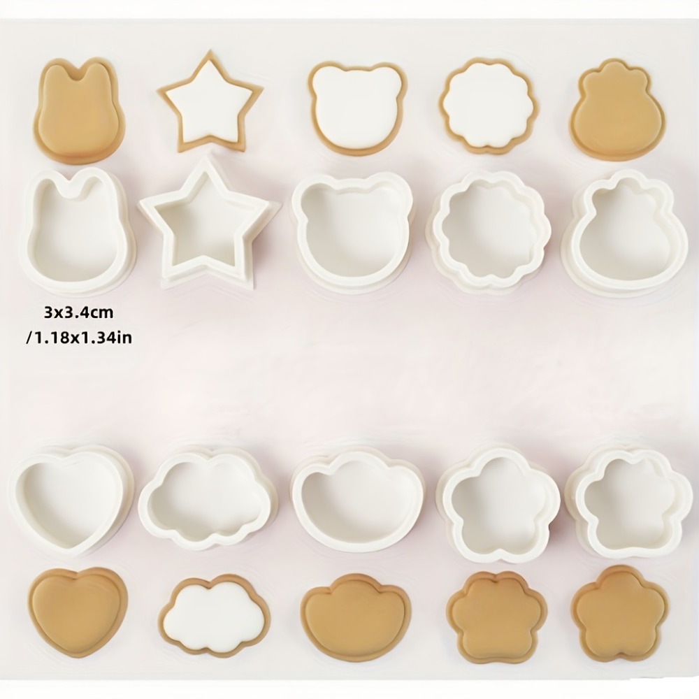 Conjunto de 10 Cortadores de B - Cookies Pack avaliação e preço