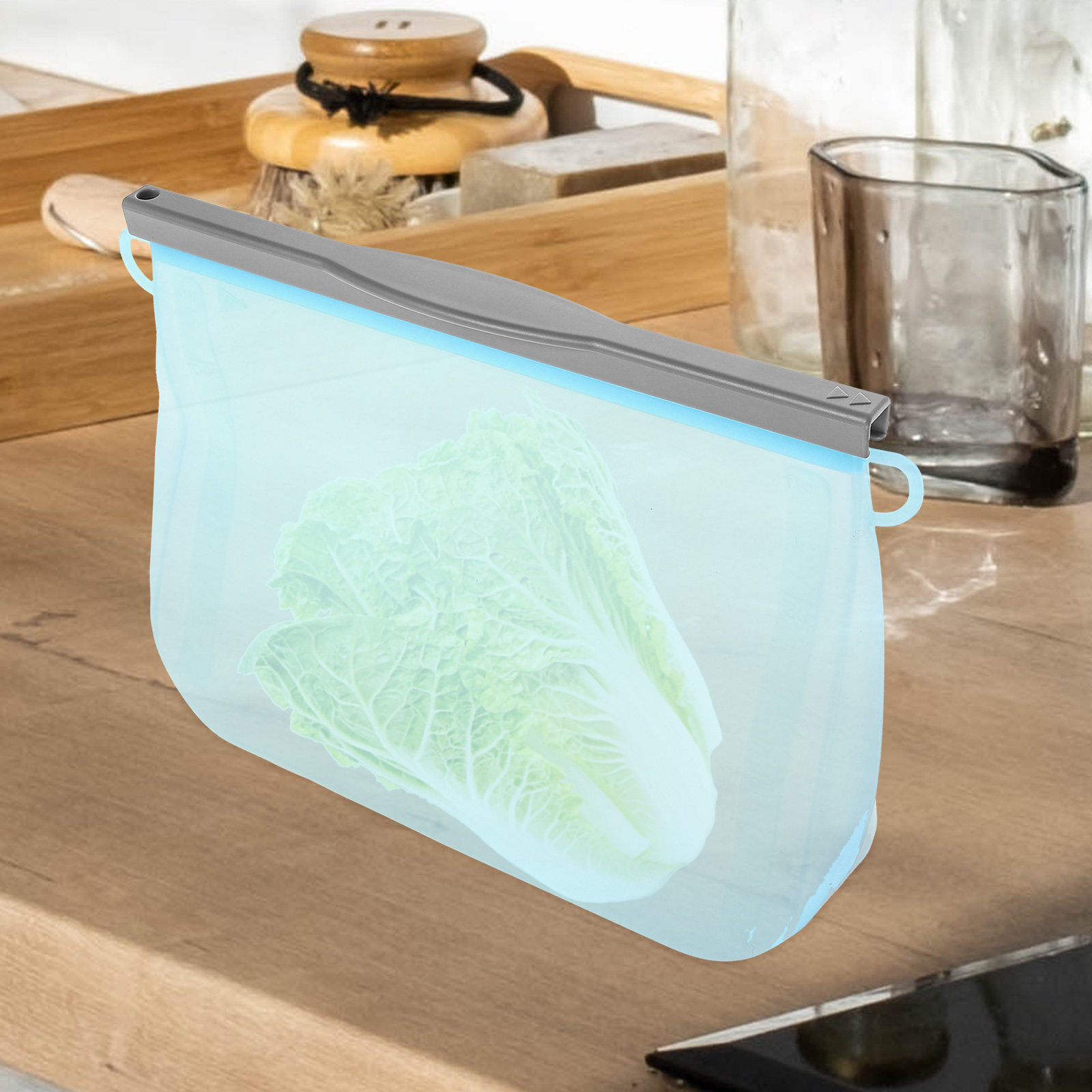 Saco de silicone reutilizável, - Healthy Snacks Food avaliação e preço