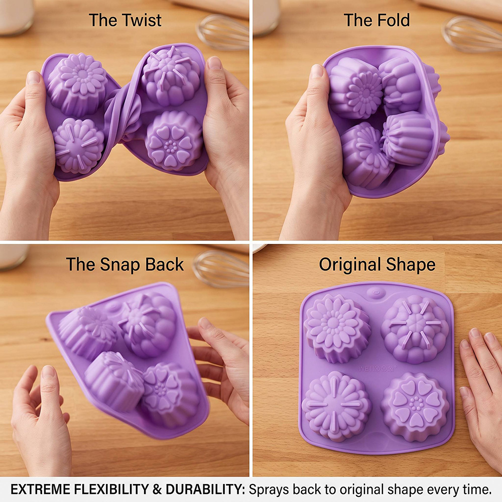 Molde de Silicone em Forma de  - Healthy Snacks Food avaliação e preço